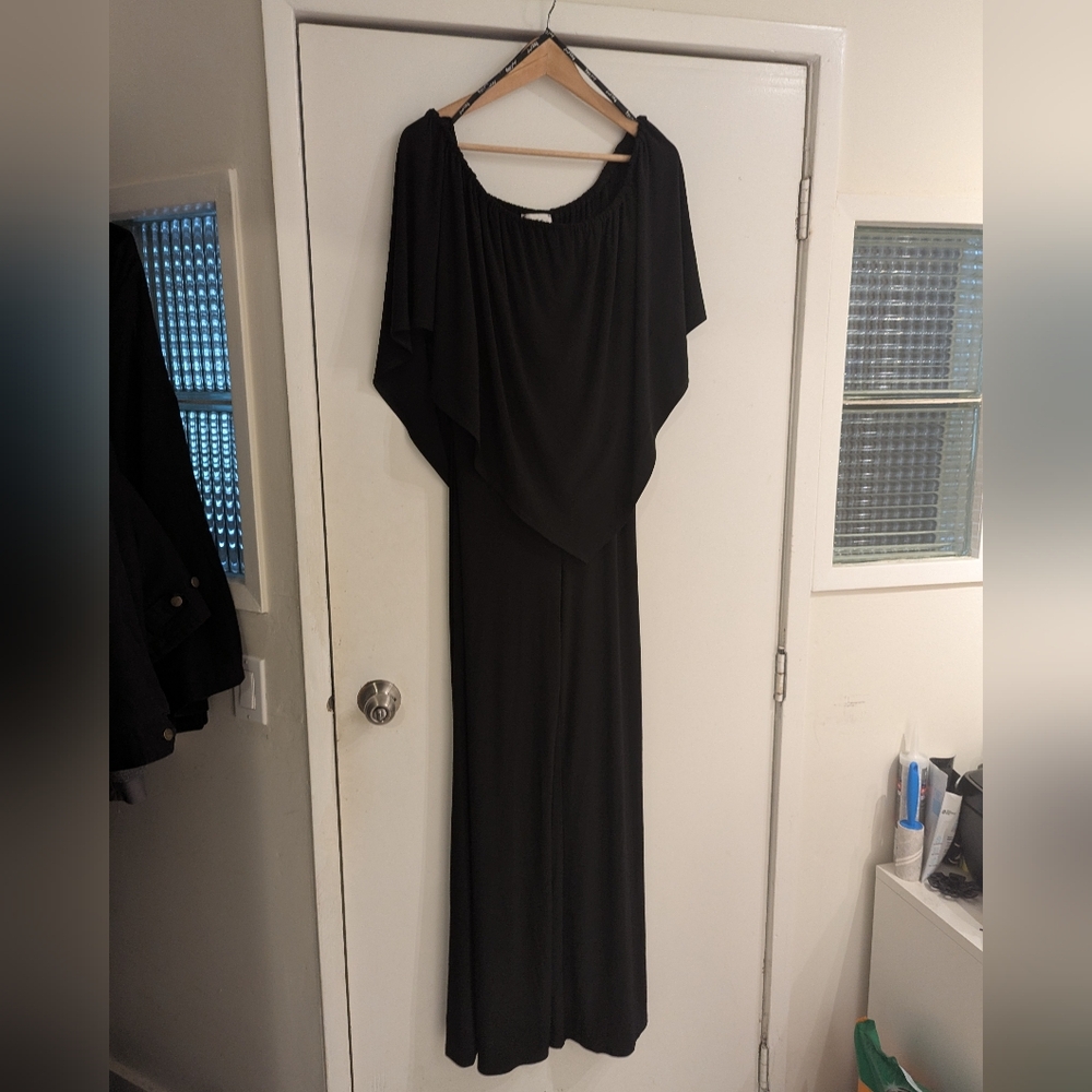 Joseph Ribkoff Black Asymmetrical Jumpsuit